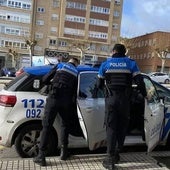 Detenido con un gran machete mientras conducía de forma temeraria en Burgos