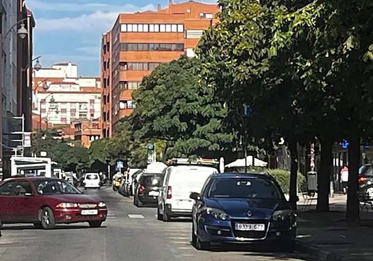 Calle Calzadas, en Burgos.