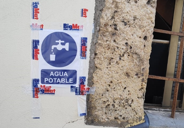 Fuentelcésped habilita un punto de agua potable para abastecer a los vecinos