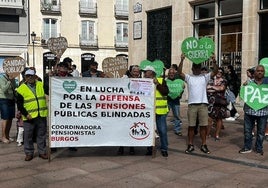 La plataforma de Burgos ha retomado este lunes las concentraciones.