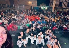 Imagen de verbena de fiestas en un municipio de Burgos.