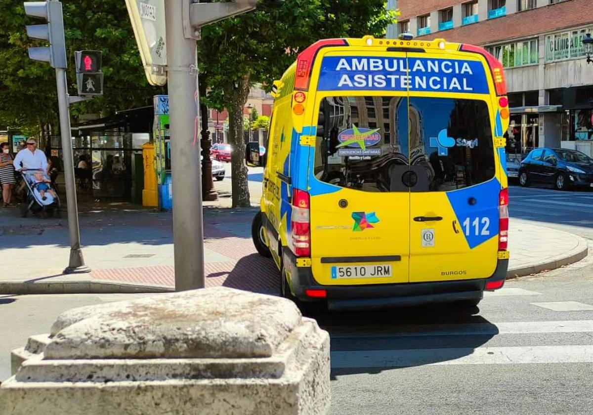 Ambulancia del servicio de emergencias de Castilla y León