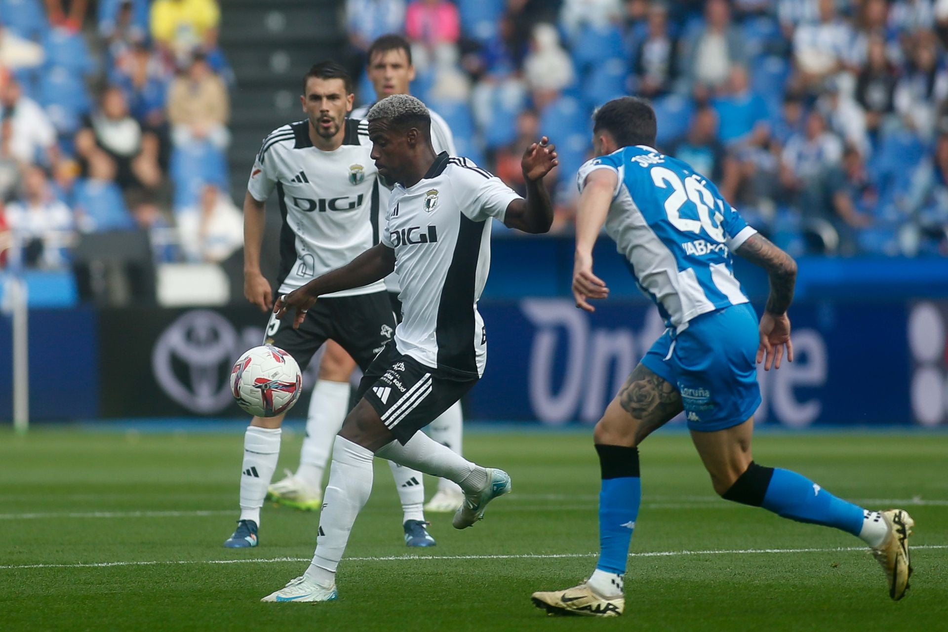 Así ha sido el partido en Riazor entre el Deportivo y el Burgos