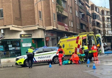 Herida la conductora de un patinete en el choque con un turismo en Aranda