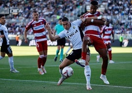 Imagen del partido Burgos CF - Granada CF.