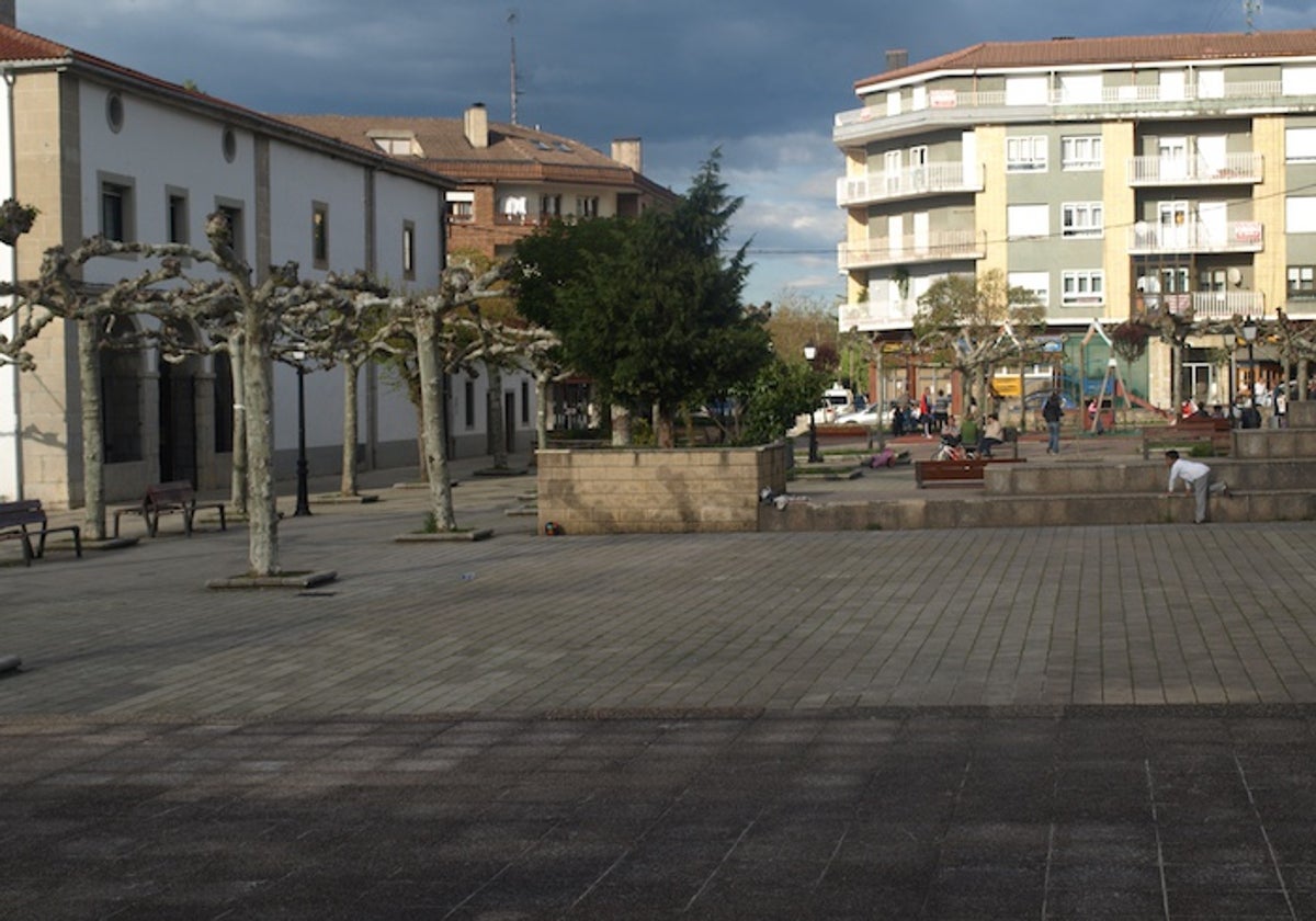 Vista parcial de la plaza de San Antonio.