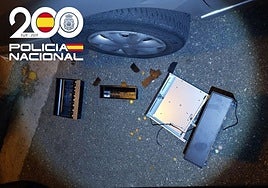 La caja registradora fue localizada en el exterior del establecimiento.