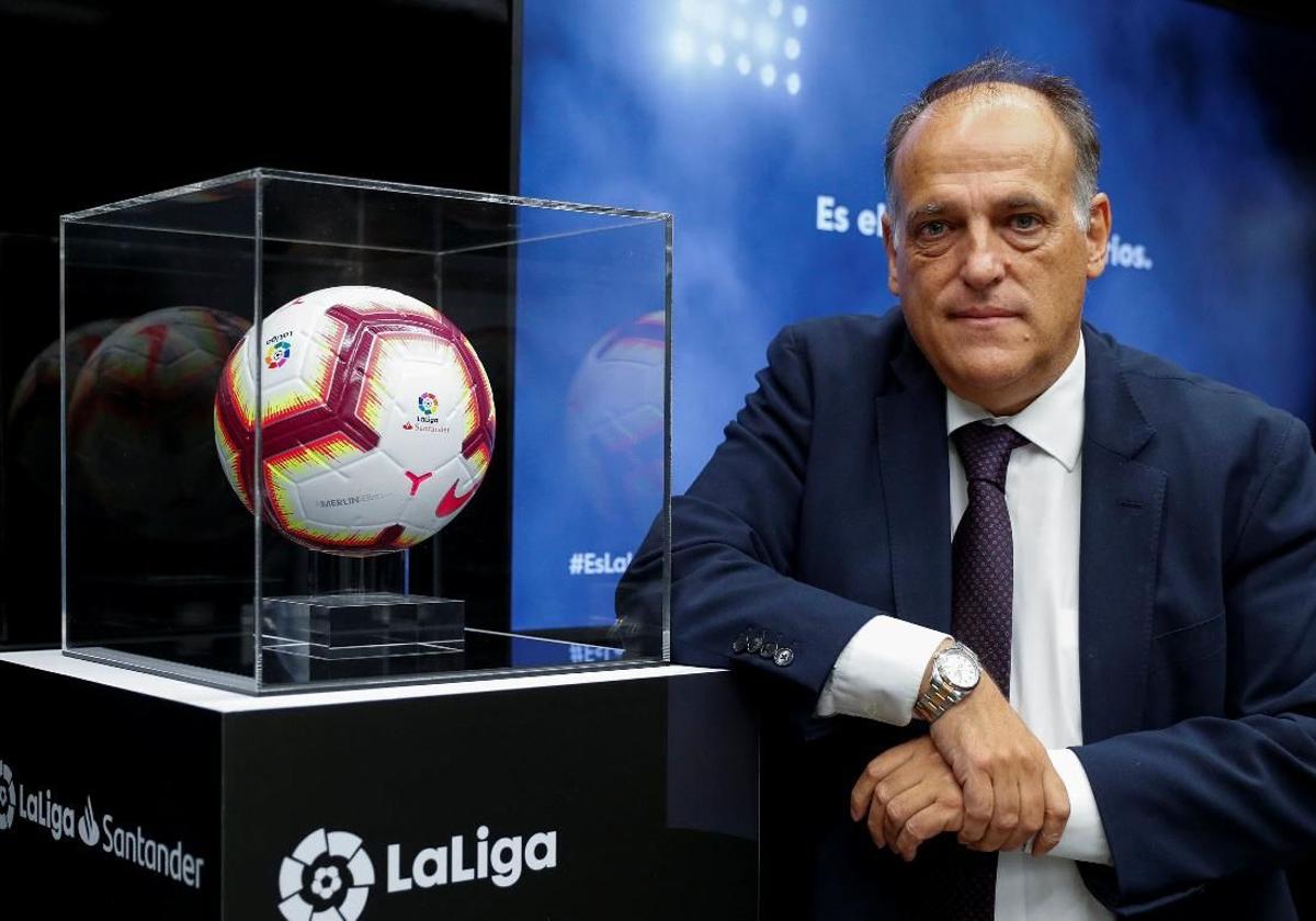 Javier Tebas, presidente de LaLiga.