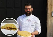 Cremosa y con «saborazo a Burgos», así es una de las mejores tortillas de patatas de España