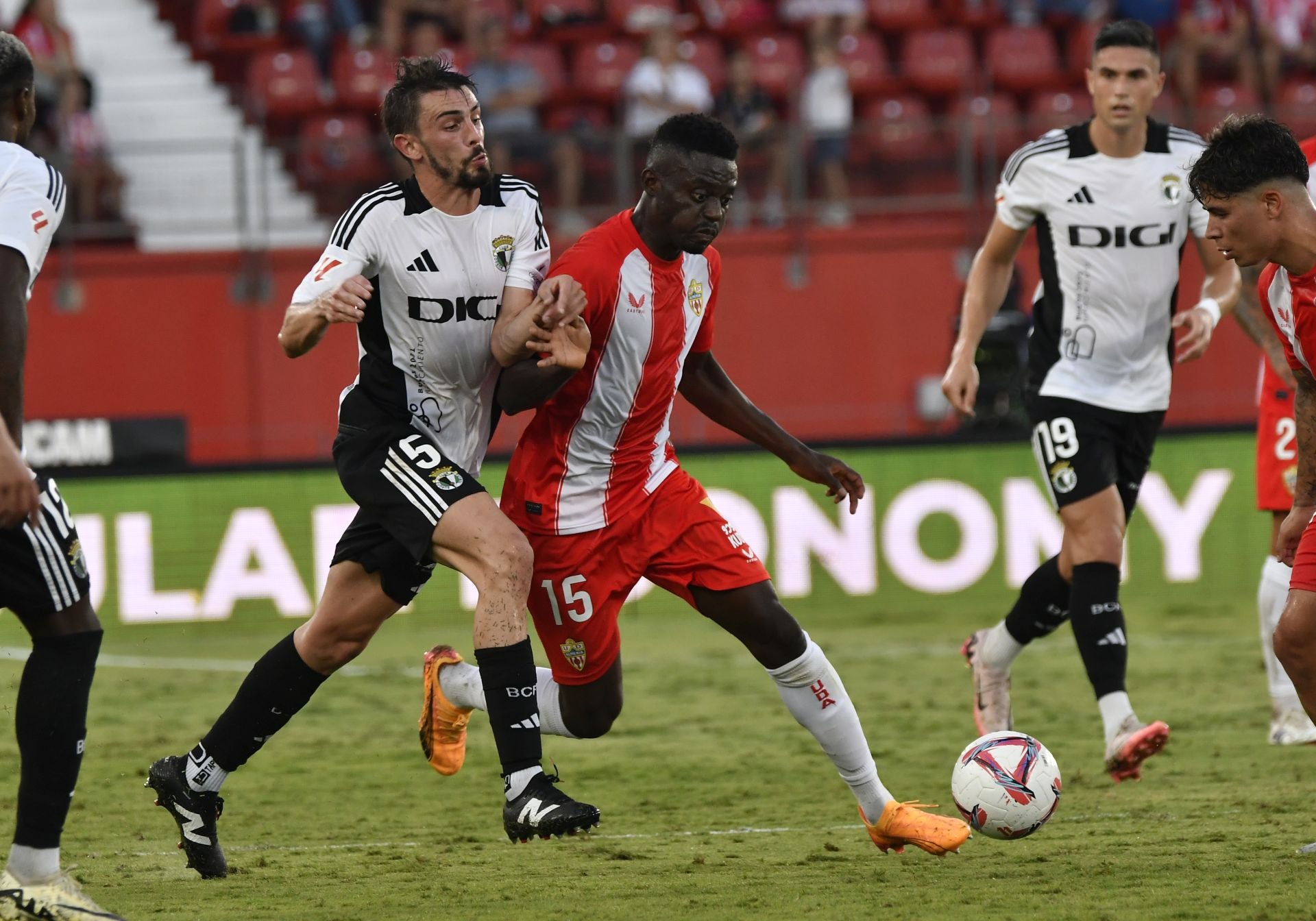 Así ha sido el partido entre el Burgos CF y el Almería