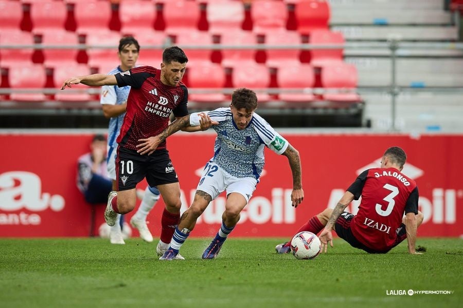 Así ha sido la primera derrota del Mirandés en Anduva