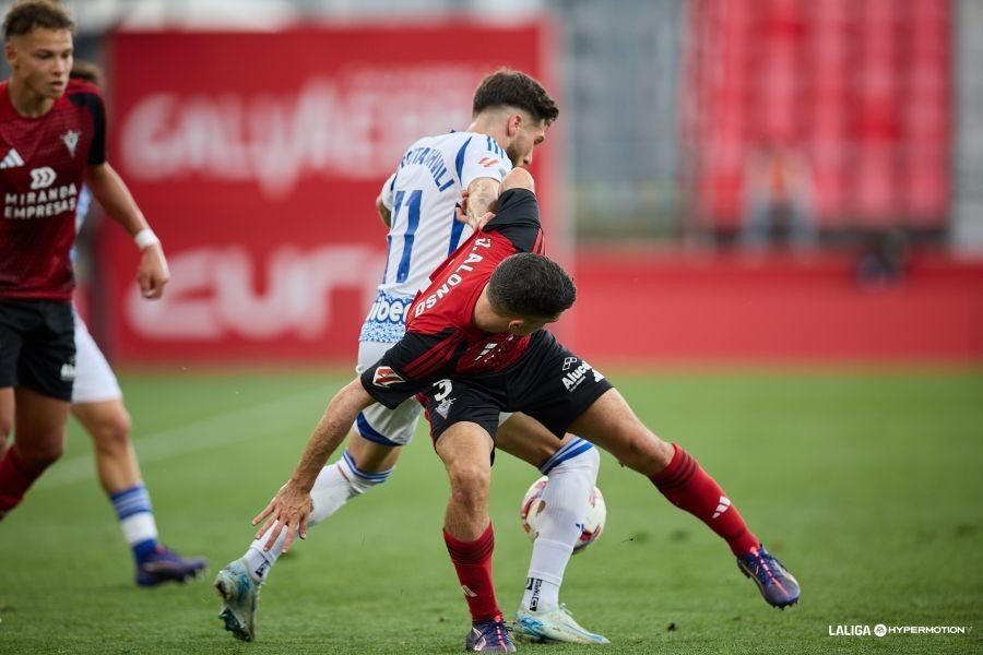 Así ha sido la primera derrota del Mirandés en Anduva