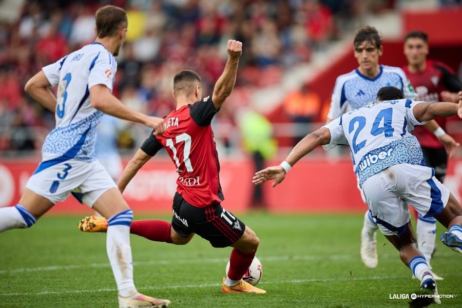 Así ha sido la primera derrota del Mirandés en Anduva