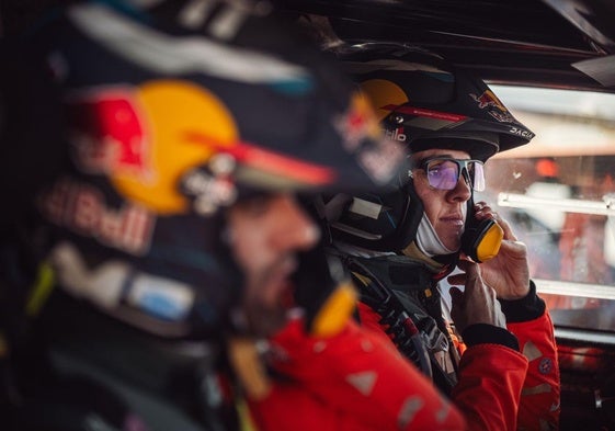 Cristina Gutiérrez en el Rally de Marruecos.