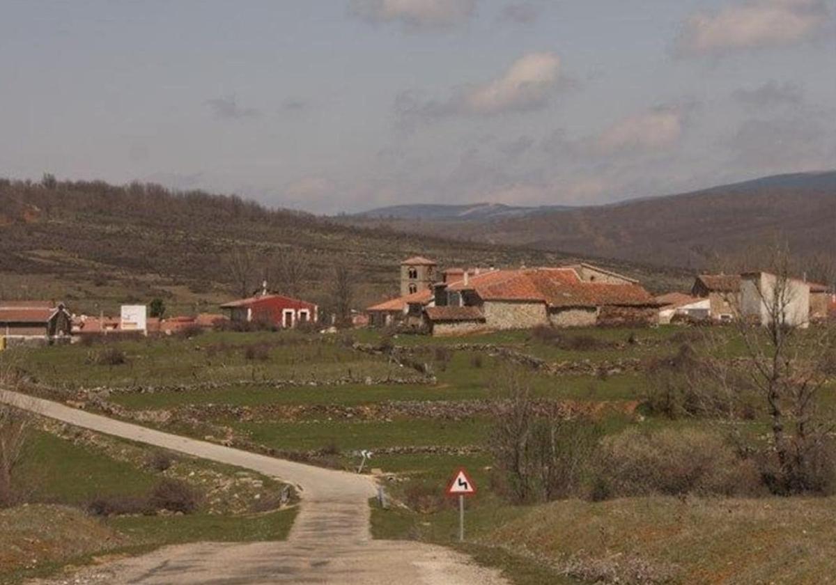 Vista de Jaramillo de la Fuente, en Burgos.