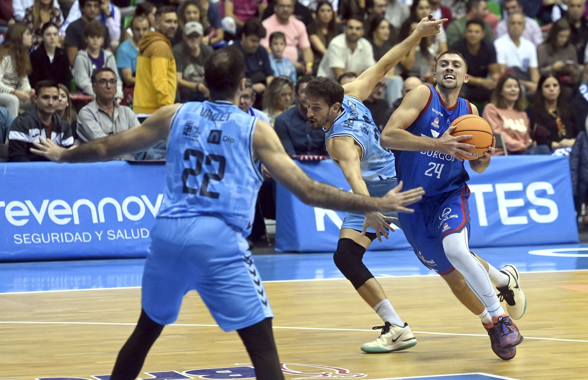 Así fue el partido entre San Pablo Burgos y Palencia