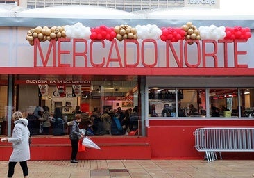 El Mercado Norte provisional abre sus puertas con 28 puestos y gran afluencia de clientes