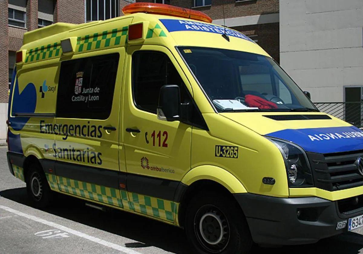 Ambulancia del Sacyl.