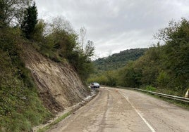 Imagen de la carretera BU-550, en Burgos.