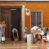 La hija de un burgalés en Valencia: «Entró una lengua de agua que en segundos se llevó todo»