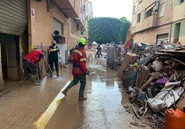 El GREM de Burgos en Valencia: «Es un escenario dantesco, horrible, no sé ni definirlo»