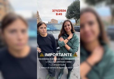 La piloto de Burgos Cristina Gutiérrez, en Valencia ayudando a los más afectados