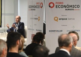 Lorenzo Amor en el foro económico de Burgosconecta.