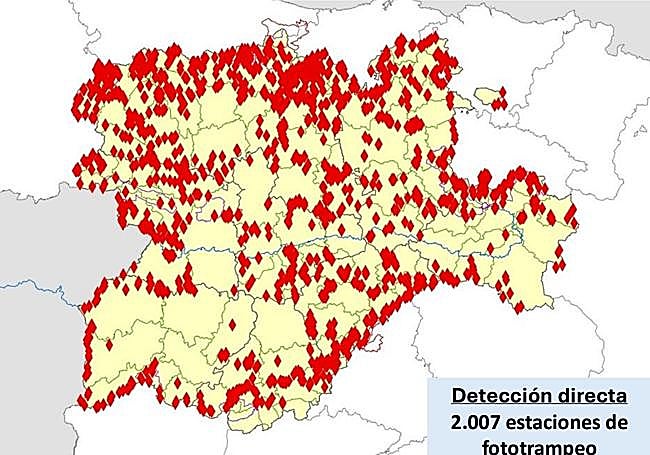 Ubicación estaciones de fototrampeo.