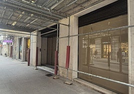 La tienda del centro de Burgos que ha cerrado.