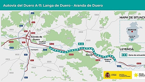 Adjudican las obras del tramo de autovía Aranda - Langa
