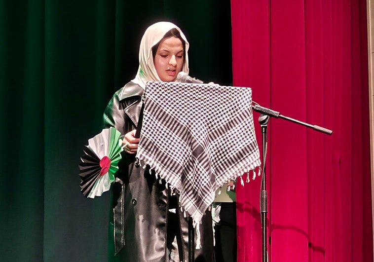 Durante la gala se leyeron varios poemas palestinos