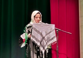 Durante la gala se leyeron varios poemas palestinos