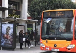 Servicio de bus urbano de Burgos.