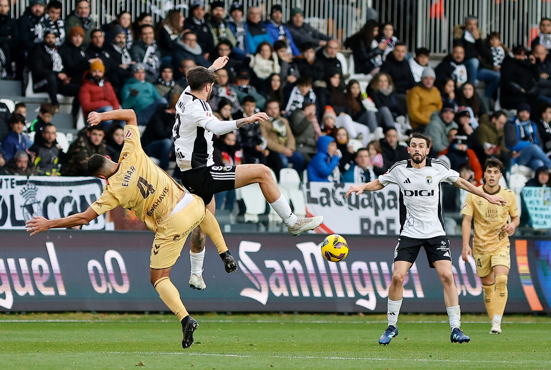 Así ha sido el encuentro entre el Burgos CF y el Málaga CF