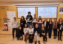 Ganadores y organizadores de los premios Colección Ratón Pérez.