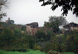 Pueblo fantasma de la provincia de Burgos.