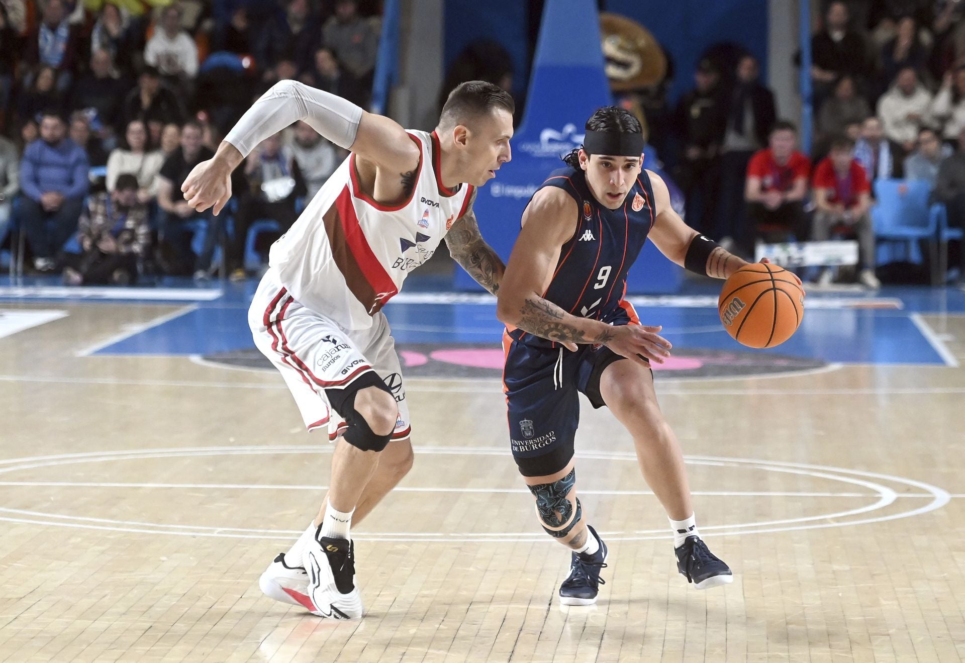 El derbi burgalés de baloncesto, en imágenes