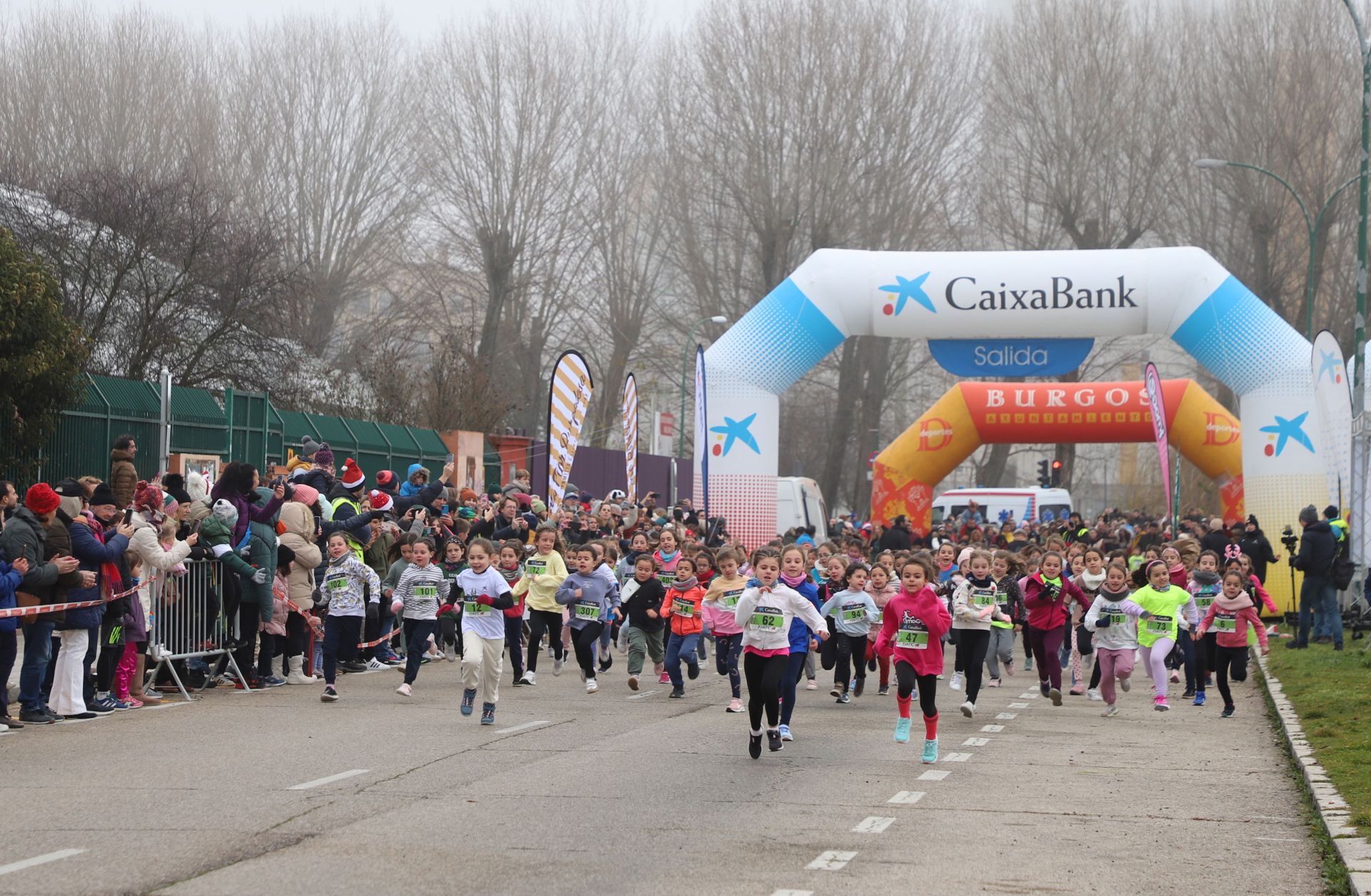 La San Silvestre infantil 2024 de Burgos, en imágenes