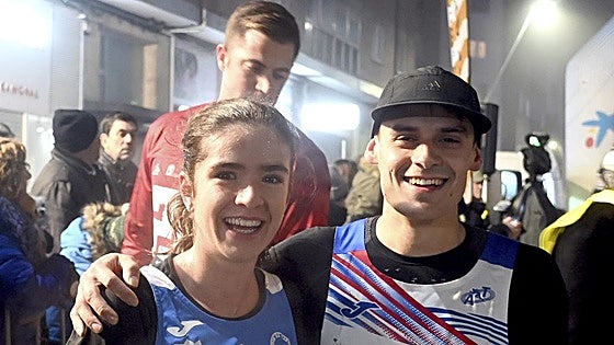 Daniel Sánchez e Inés Herault conquistan la San Silvestre Cidiana