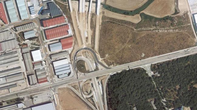 Imagen antes - En 2007 aún se estaba trabajando en el cierre de la circunvalación