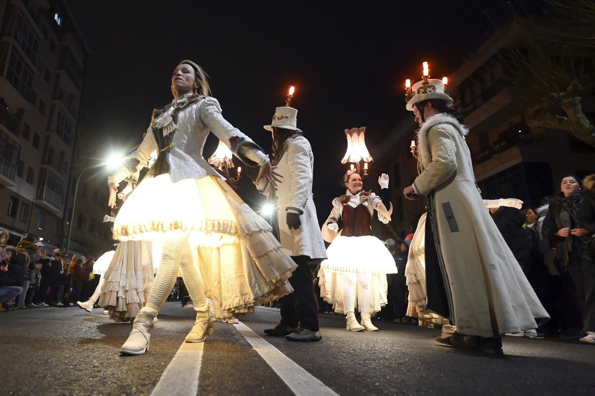 La llegada de los Reyes Magos a Burgos en imágenes