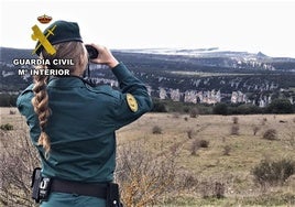 Dispositivo de búsqueda para localizar a la joven desaparecida en Orbaneja del Castillo, Burgos.