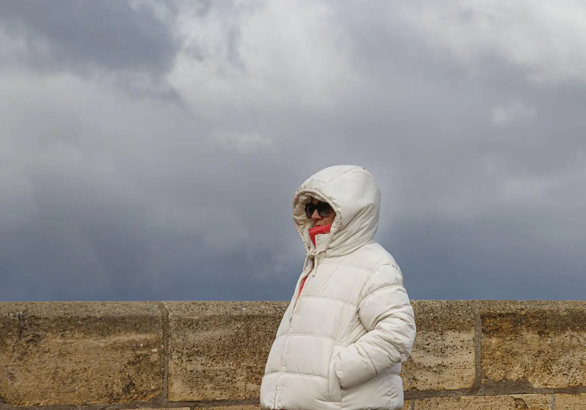 El frío entra de lleno en Burgos este lunes.