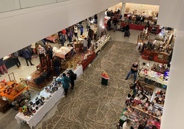 Imagen de una edición anterior de la Feria de Antigüedades de Burgos.