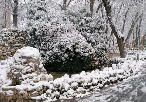 Se prevén que pueda nevar en Burgos este lunes.