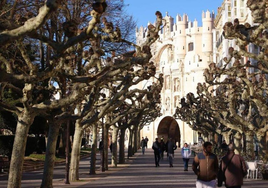 El invierno pasado Burgos registró una temperatura extremadamente alta.