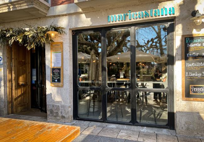 Fachada del restaurante Maricastaña de Burgos