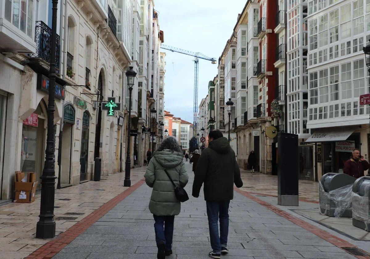 Imagen de la calle Laín Calvo en Burgos