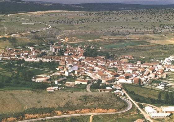 Vista de Araúzo de Miel, en Burgos.