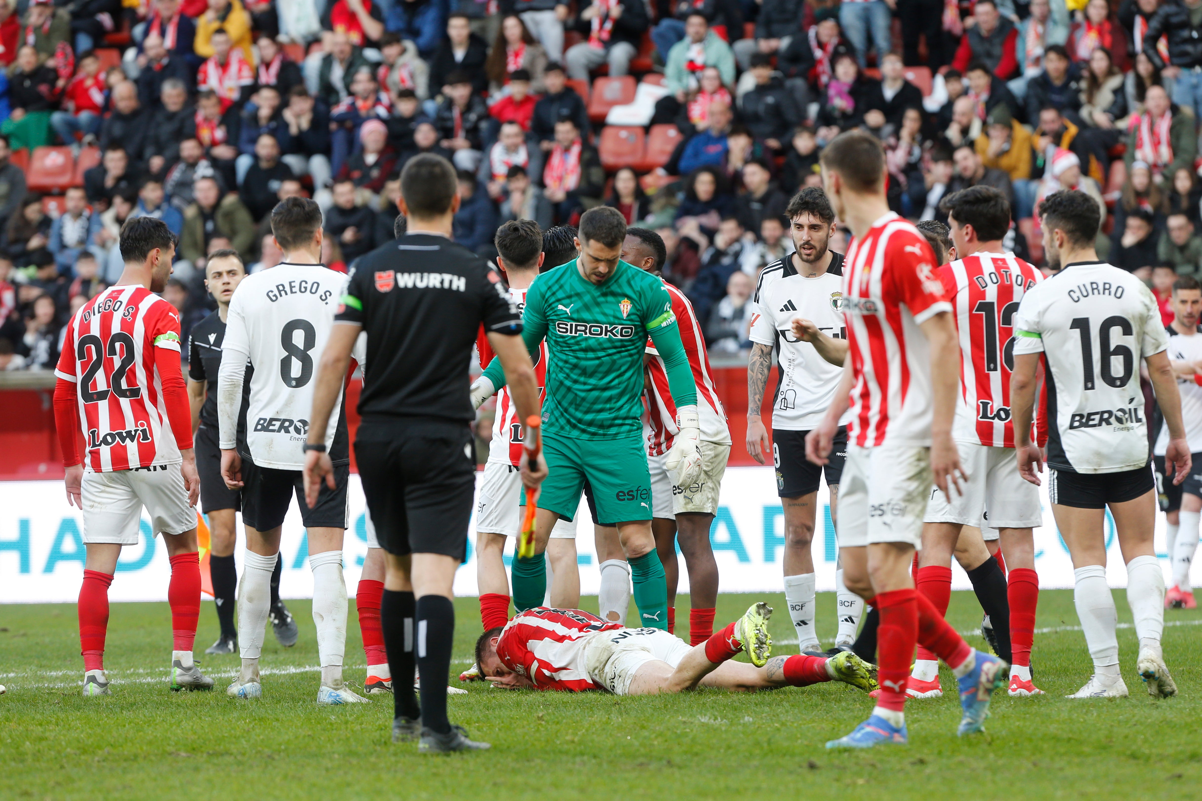 Así ha sido, en imágenes, la derrota del Burgos CF en Gijón